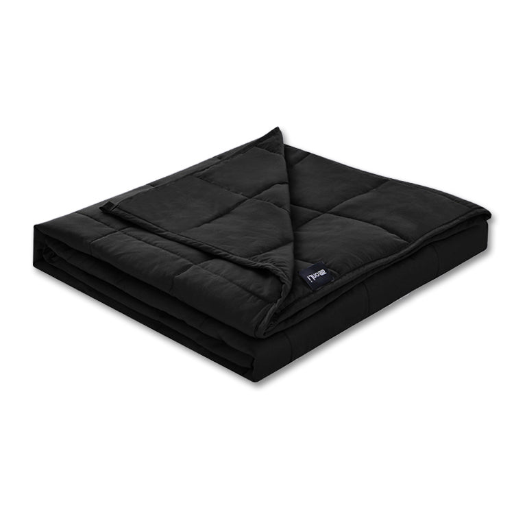 Black Quilt Weighted Blanket